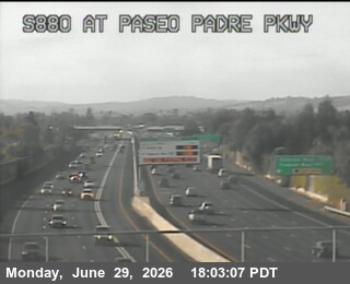 TVB12 -- I-880 : AT PASEO PADRE PKWY